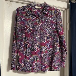 Vintage Appleseed's Vibrant Paisley Button Down Shirt